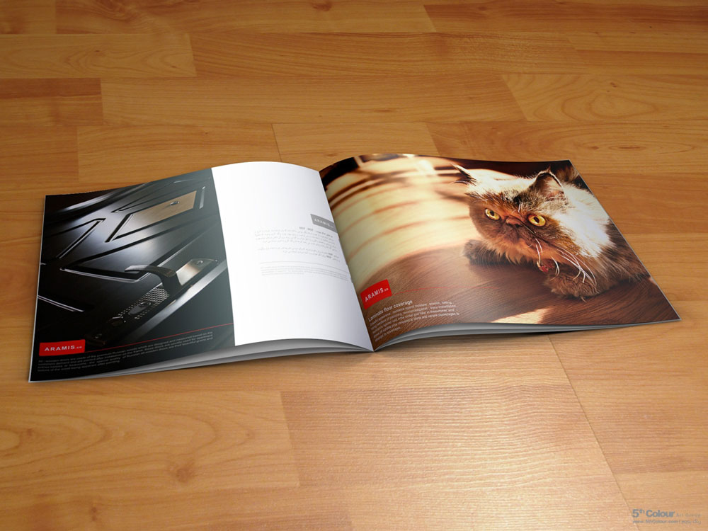 Industrial photography and catalog design